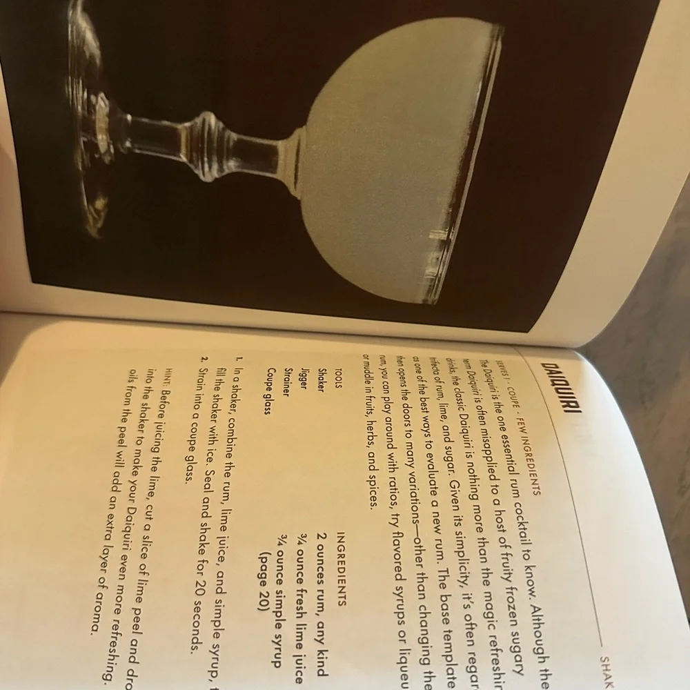 Classic Cocktails Done Well Book by Faith Hingey NWT